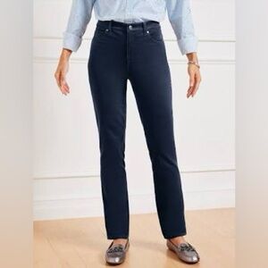 Classic Black Talbots Women's Corduroy Straight Leg Jeans 10